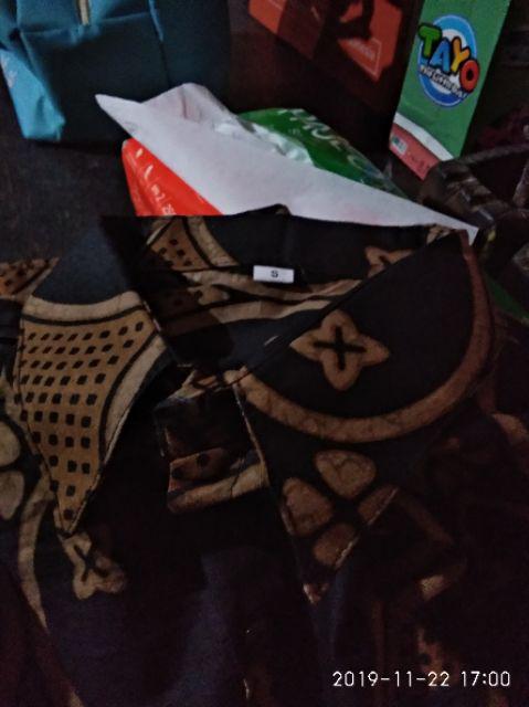 Simifashion Couple Keluarga Dress Batik Solo Asli Kawung Gede Papa Mama Anak Dijual Terpisah