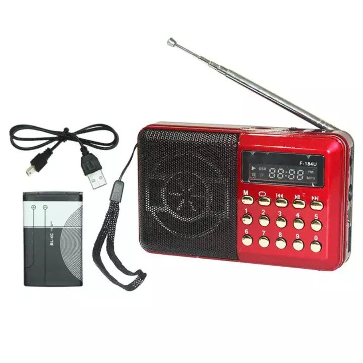 Speaker Radio FM Portable Murottal Mini Rolinson RL 4013 / JOC H-1011 BT