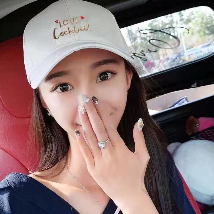NEW !! 10.10 (Hello Girl)MZ14 Topi Baseball Wanita Import Motif Love Cocktail [KODE 55] .