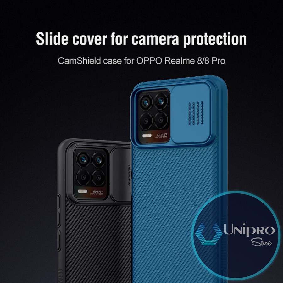Hard Case Nillkin CamShield Oppo Realme 8 Pro / Realme 8 Original Casing