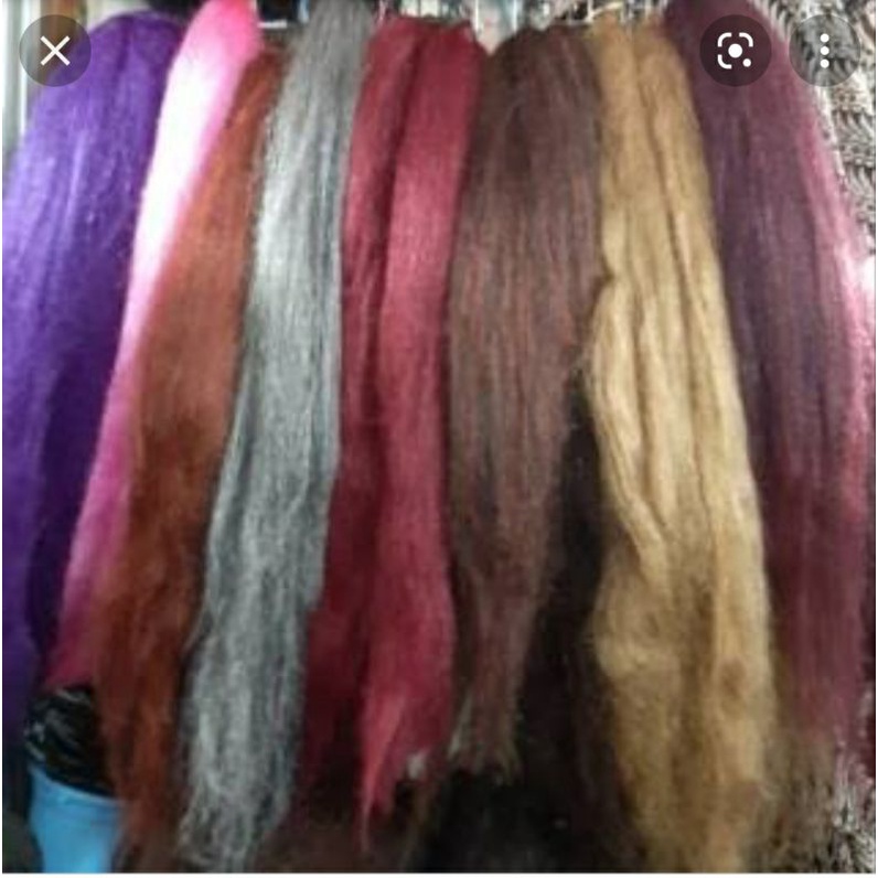 cemara polos / sambungan rambut palsu / rambut tambahan 70 CM