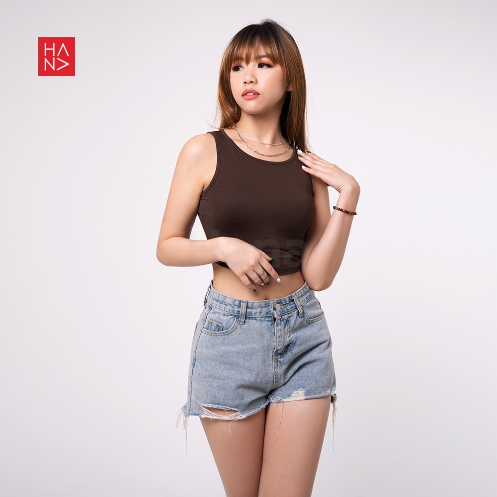 Sita Crop Tank Top Murah Atasan Wanita Murah - TT007-8