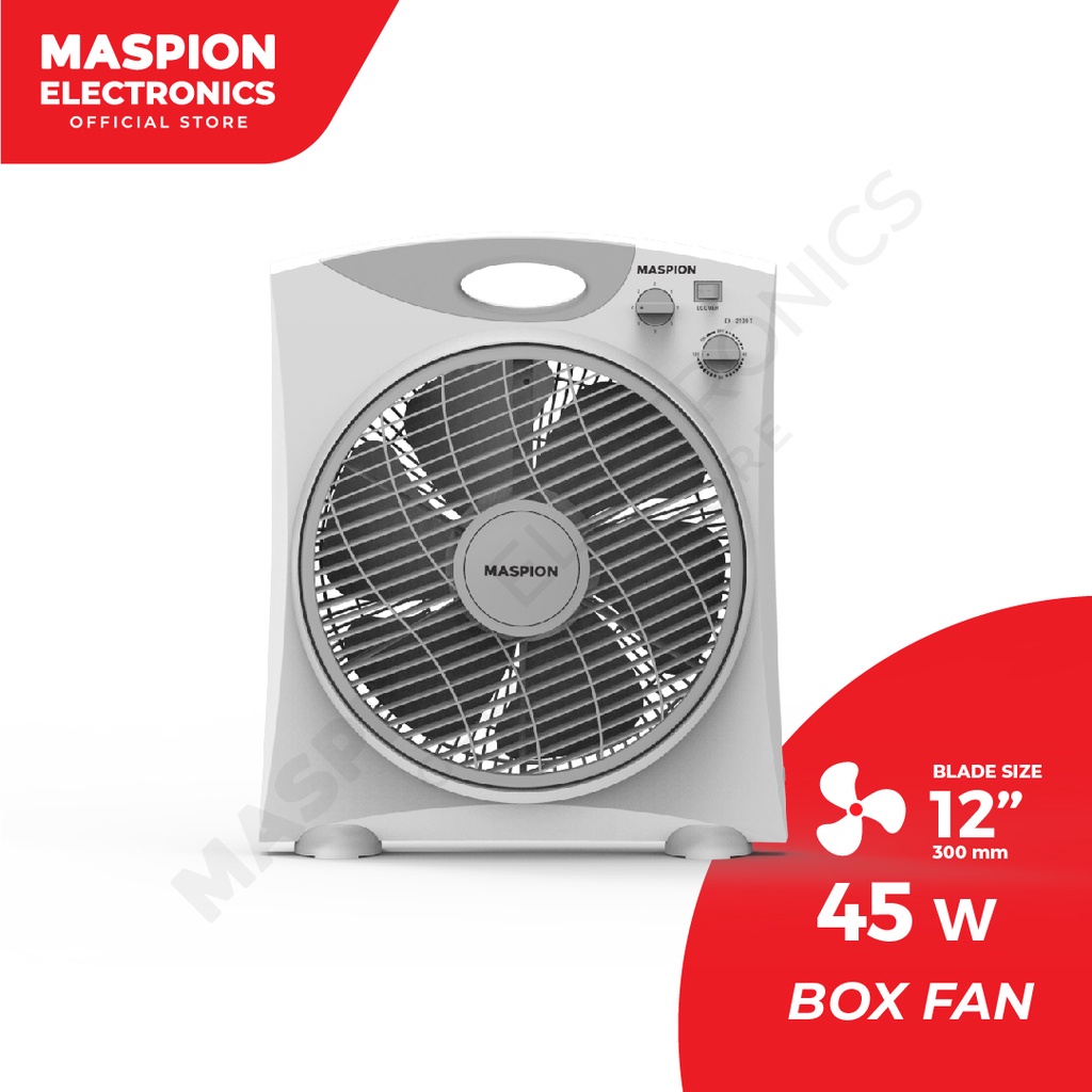 Kipas Angin Kotak Maspion 12 Inch EX2109T (Khusus OJEK ONLINE)