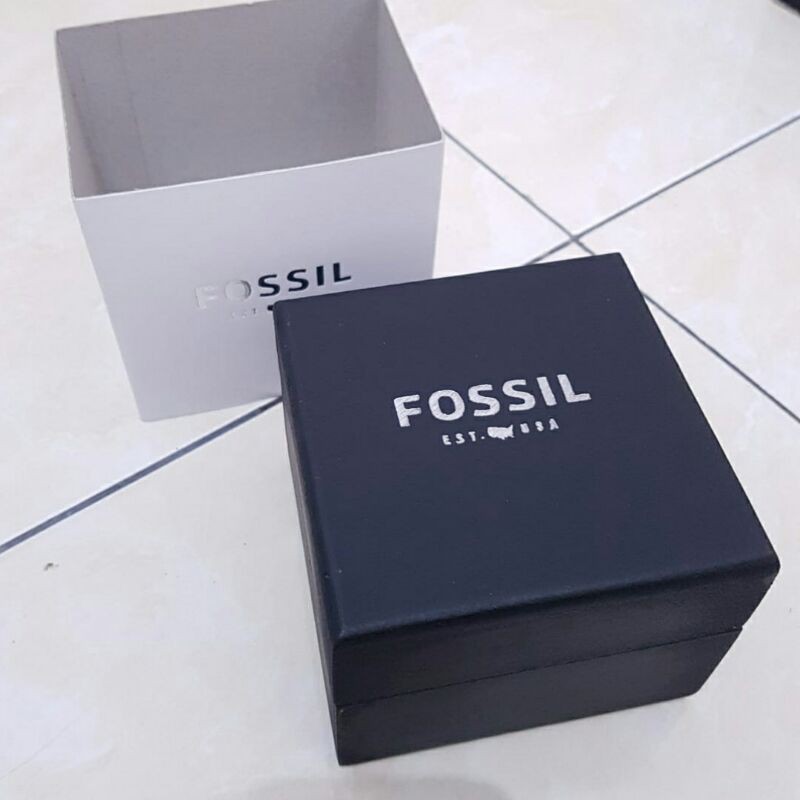 KOTAK JAM TANGAN FOSSIL BOX KAYU