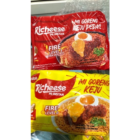 

Mie Richeese Level 0 dan Level 3