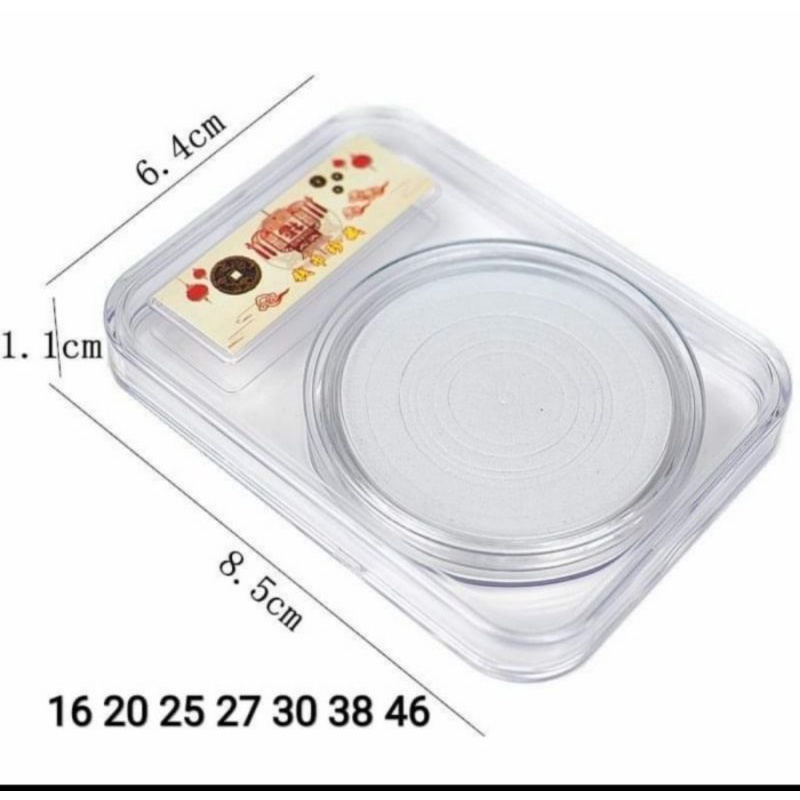 Nobira98 Pelindung Koin Coin Holder Slab Universal Kapsul Busa 16-46 Mm