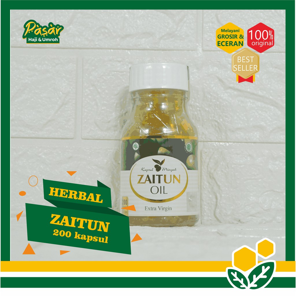 Kapsul Minyak Zaitun Extra Virgin Turnisia Hiu 200kapsul