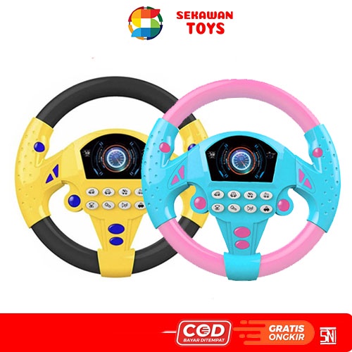 Mainan Anak Edukasi Setir  Mobil/ Mainan Setir-setiran / Steering Wheel Toys /(NEW) MAINAN STEERING WHEEL EDUKASI STIR MOBIL MAINAN