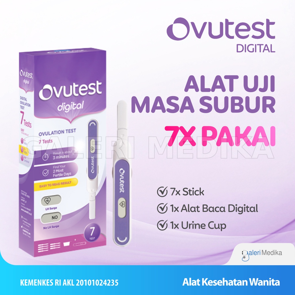 Sensitif Ovutest Digital - Tes kesuburan