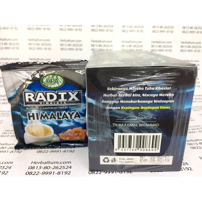 

Jual Kopi Radix Himalaya Sachet Murah