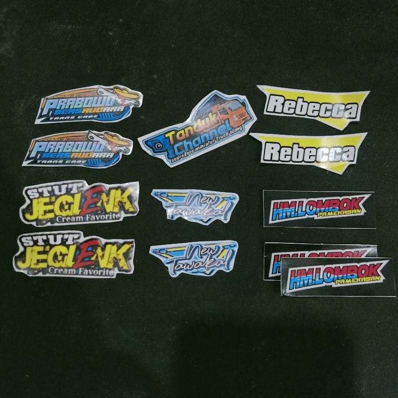 

Stiker Truk Oleng 10pcs Seri 1
