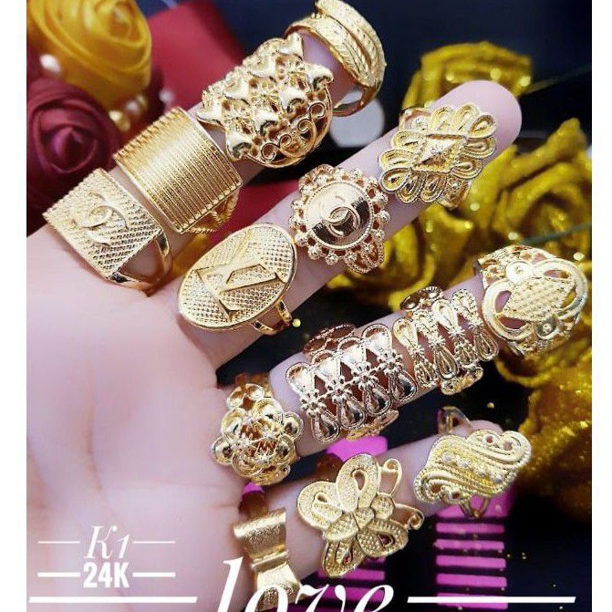 Xuping set perhiasan lapis emas 24k 3106l