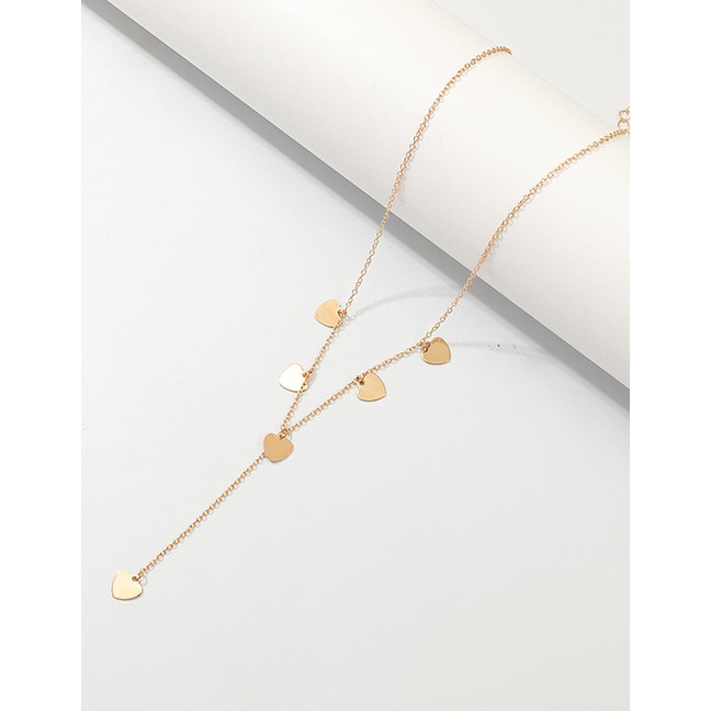 LRC Kalung Fashion Gold Love Necklace D22161