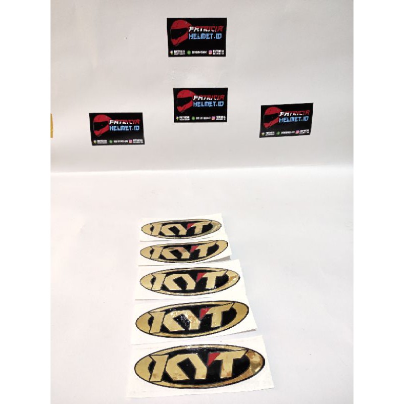 

STIKER LOGO GOLD & SILVER CHROME