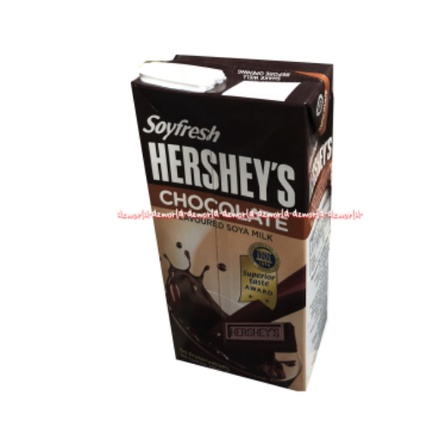 Hershey's Chocolate 946ml Cookies n Creme Mocha Susu Kacang Kedelai Soya Soyfresh UHT 946ML Hersheys Hershey UHT Susu Soya Siap Minum Cokelat Moka Kukis Dan Krim