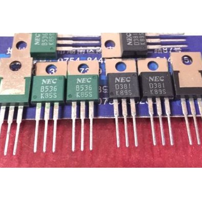 2 set/ Impor baru asli ORI B536 D381 demam audio amplifier dipasangkan transistor