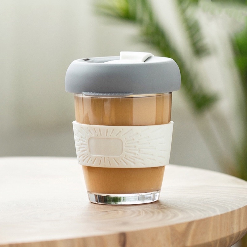 (A0078) Gelas cangkir kopi tumbler kaca / Cleo coffee glass tumbler / parsel / hadiah / kado / gift 