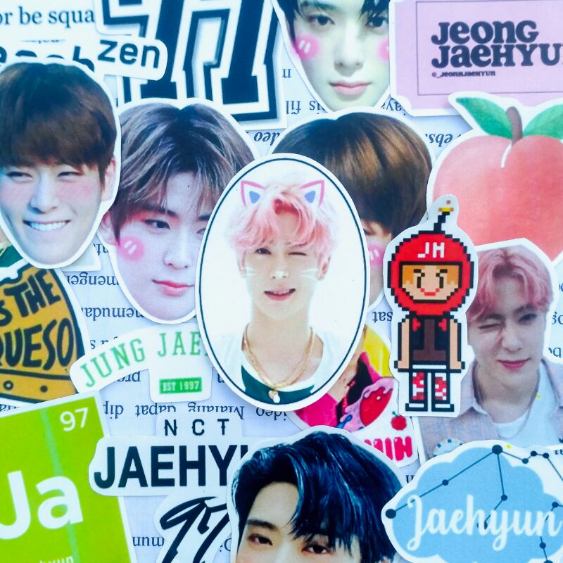 Jaehyun NCT 127 Waterproof Sticker Pack include 20 pcs aesthetic