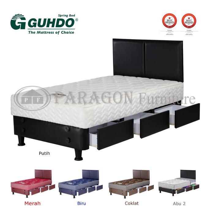 Spring Bed Laci / Drawer 100X200 Cm New Prima (Tanpa Sandaran) - Guhdo