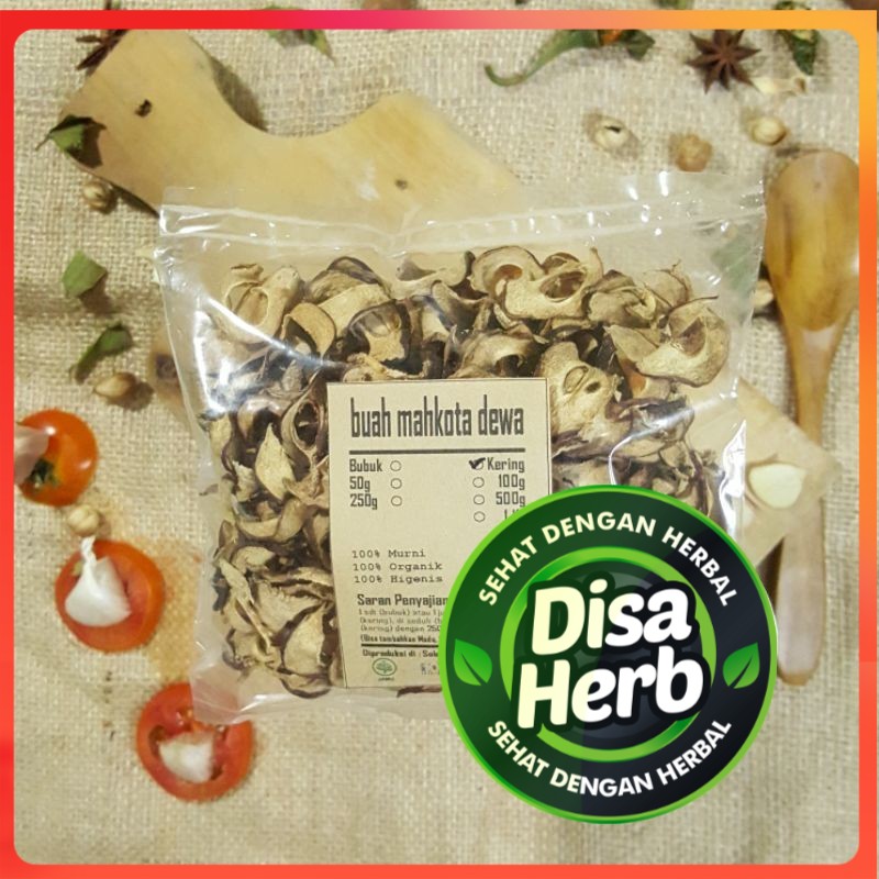 

BUNGA MAHKOTA DEWA KERING 1Kg - Phaleria Macrocarpa - MURNI - JSR - REMPAH