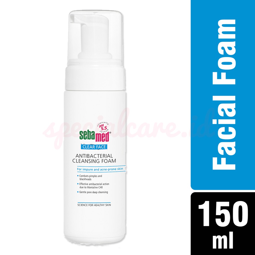 harga sebamed clear face antibacterial cleansing foam