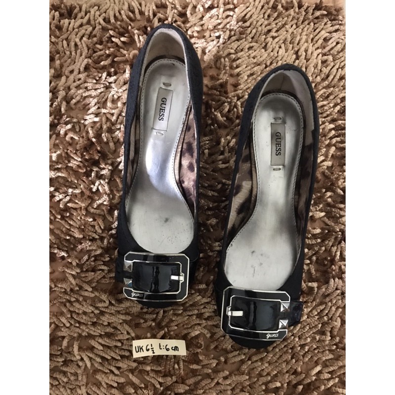 sepatu hak hitam guess/preloved/second