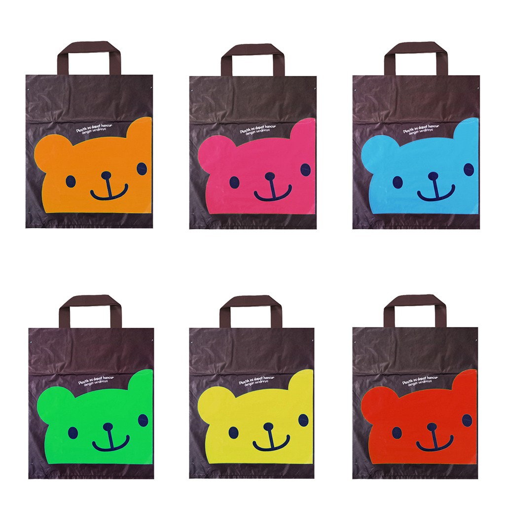 

Kantong plastik Teddy Bear Softhandle Ukuran 35 [ 1pack]