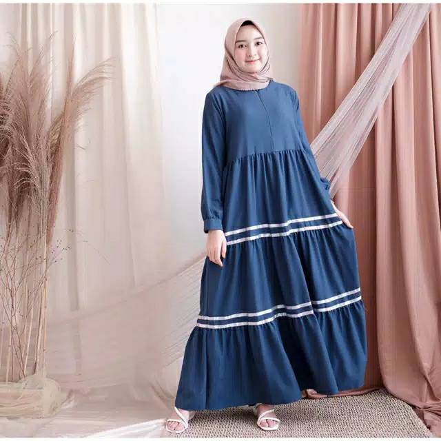 FAIZA MAXI DRESS / DRESS REMPEL PITA / DRESS BUSUI