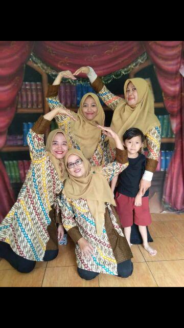 Dress Batik Tunik Ziggy Parang M, L, Xl, Xxxl