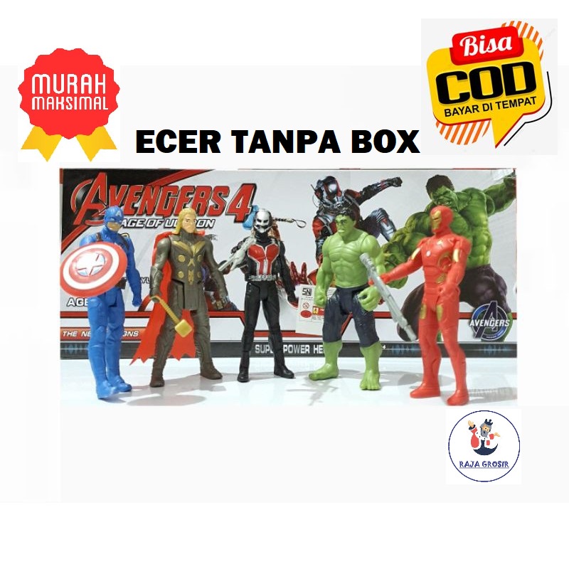 Mainan Anak Avengers / Action Figure Avengers Ecer ( Tanpa Box )