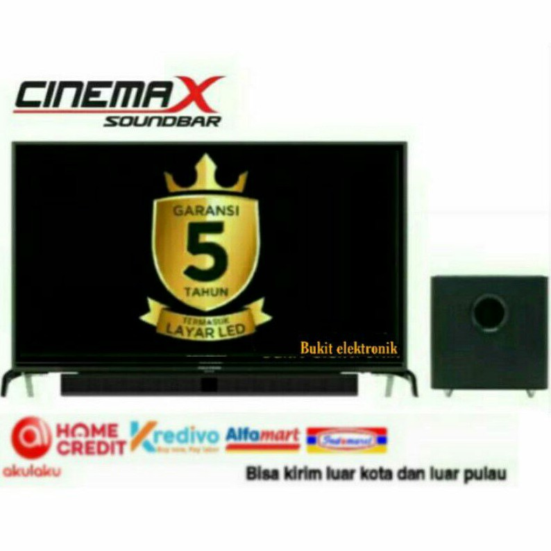 TV LED POLYTRON 50" PLD50B8750PLD 50B8750 CINEMAX PLUS SOUNDBAR