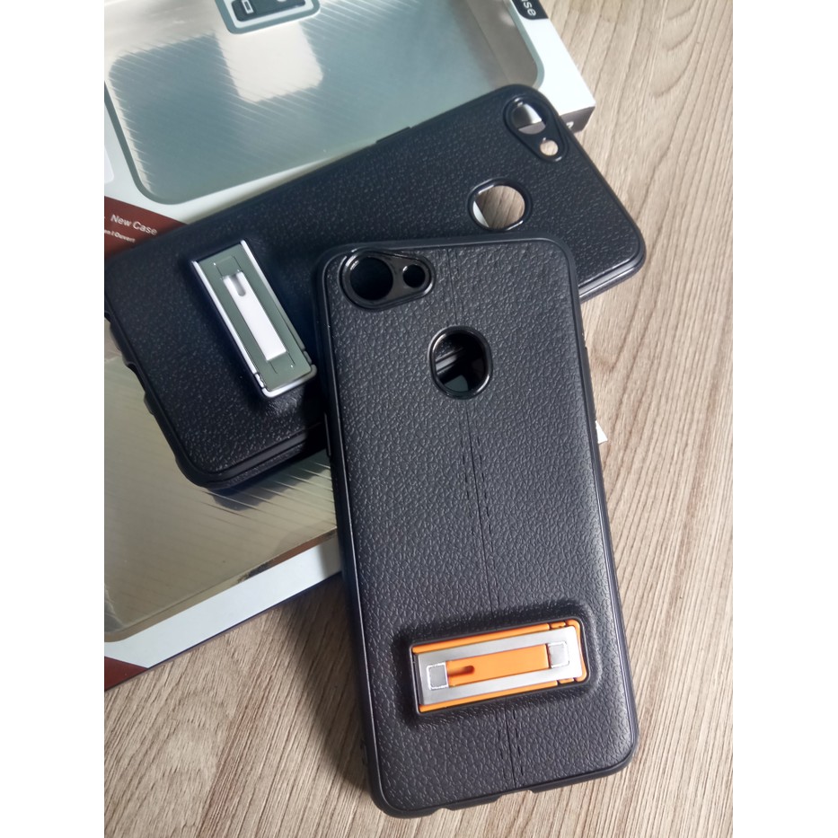 PROMO NEW CARBON STAND CASE OPPO F5 CARBON OPPO F5 CASE HOLDER MAGNET F5 F5