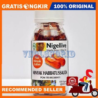 HABBATUSSAUDA NIGELLIVE OIL | HABBATUSSAUDA OIL plus ZAITUN 100 kapsul