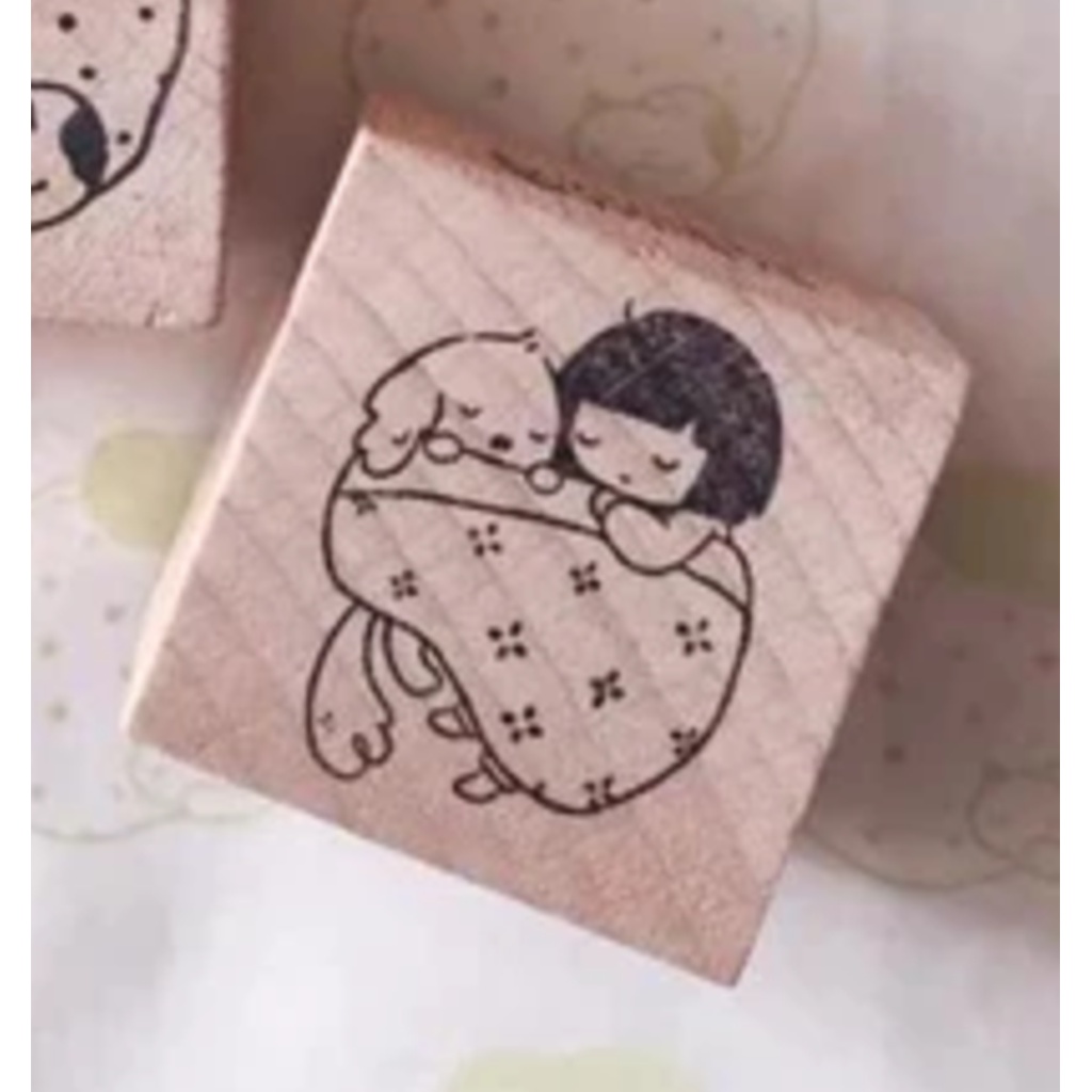 

Msbulat Rubber Stamp - Sleepy Dog