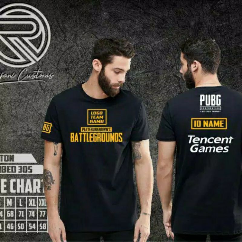 KAOS PUBG BATTLEGRIUNDS PLAYER'N KNOWN'S TENCENT GAMES/KAOS DISRO GRATIS MASKER & FREE ID NAME