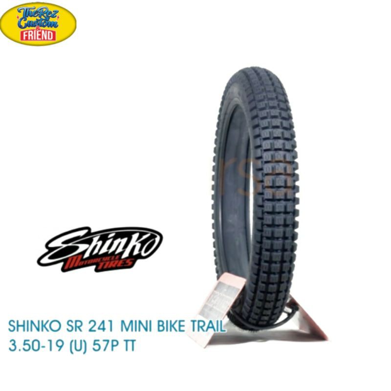 ban shinko SR241 3.50-19 Trial/vintage