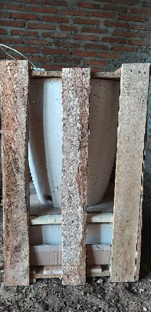 Promo Freeongkir Jabodetabek Bak Mandi Minimalis Putih Bintik Type Gelas Bali