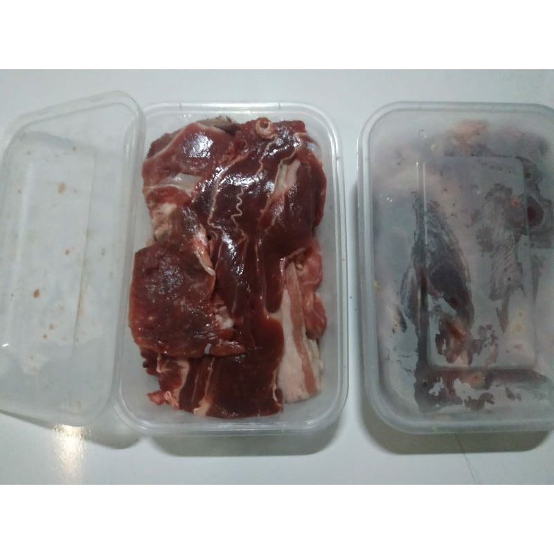 

Trimiming meat