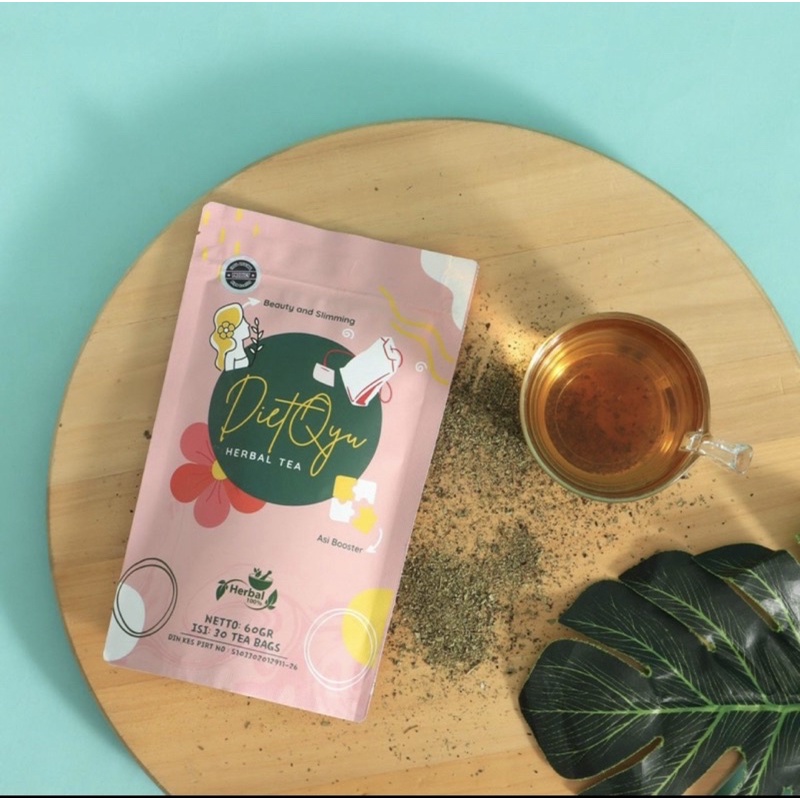 Dietqyu Tea herbal Turun 3-5 KG dalam 1 pouch