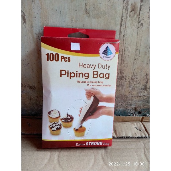 Plastik piping bag ukuran besar isi 100 pcs extra strong bag