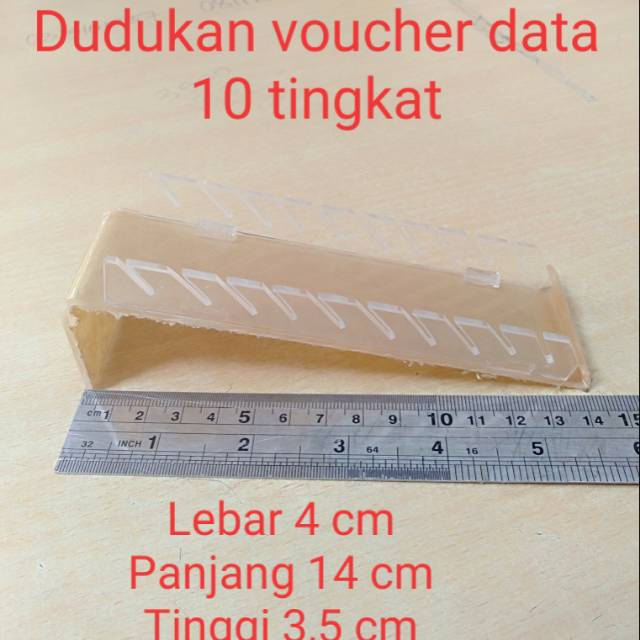 Dudukan voucher data 10 tingkat