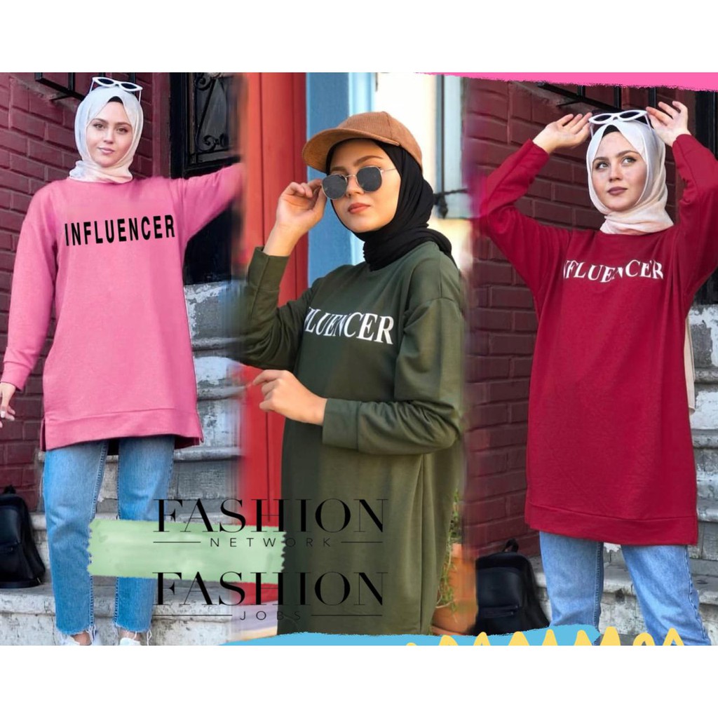 VS GG - baju atasan SWEATER JUMBO wanita INFLUENCER