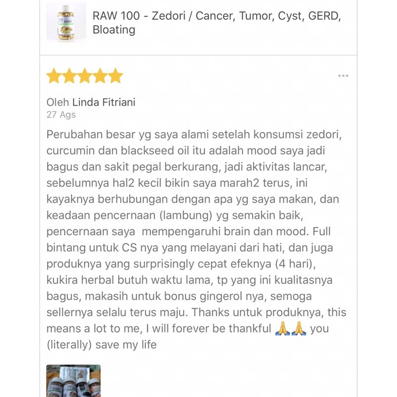 RAW 100 Zedori / Asam Lambung, GERD, Kista, obat herbal kunyit putih-2
