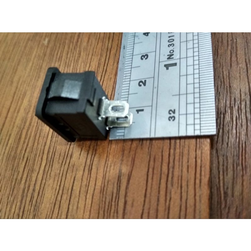 saklar rocker switch kecil hitam on off 2 pin harga per 10 biji