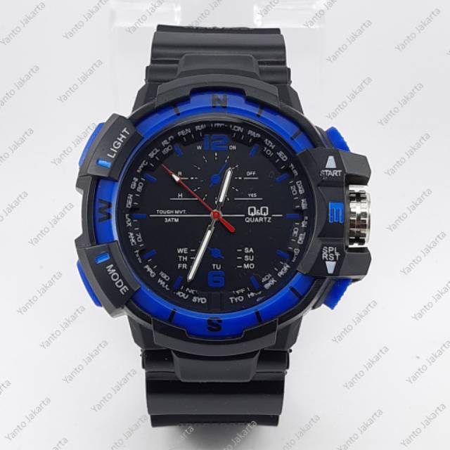 Jam Tangan Pria Sporty C-Shock Analog  Crono Hiasan