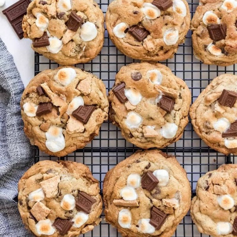 

S'mores Soft Chewy Cookies Marshmallow by Sarah Cake Pastry