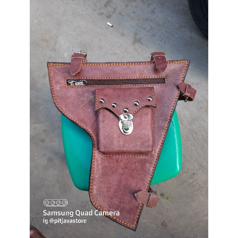 tas pistol sepeda onthel