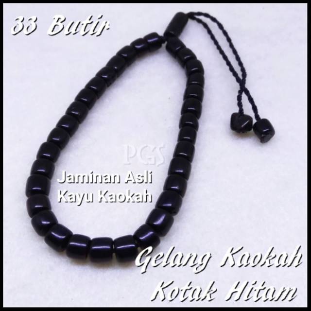 GELANG KAYU ASLI KAOKAH / KAUKAH ASLI ISTANBUL TURKI MODEL KOTAK HITAM DIJAMIN ASLI