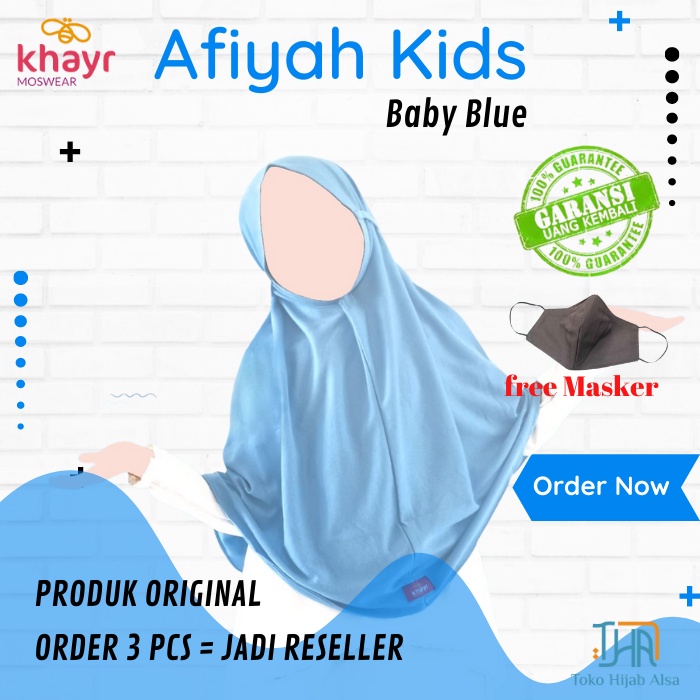 jilbab bergo anak kerudung syari khimar non pet hijab kaos jumbo jilbab khimar bergo tali besar Hija