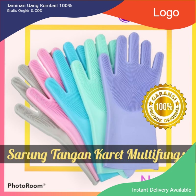 Momo_shop88 Sarung Tangan Karet Multifungsi